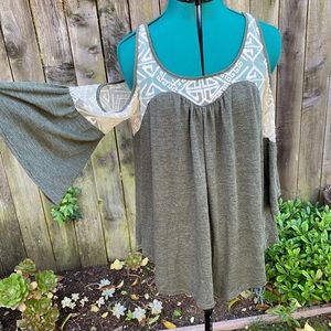 Off the shoulder flowy top